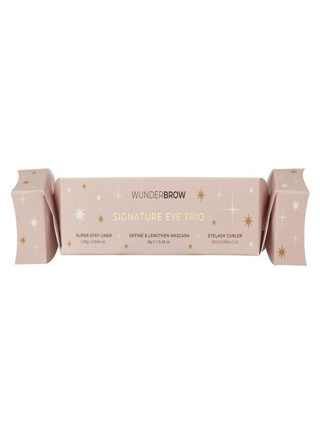 وندر برو مجموعة وندربرو سيجنتشر آي تريو فيستيف كراكر، مجموعة هدايا العيد، تتضمن ماسكارا، كحل أسود، وأداة تجعيد الرموش - Image 5